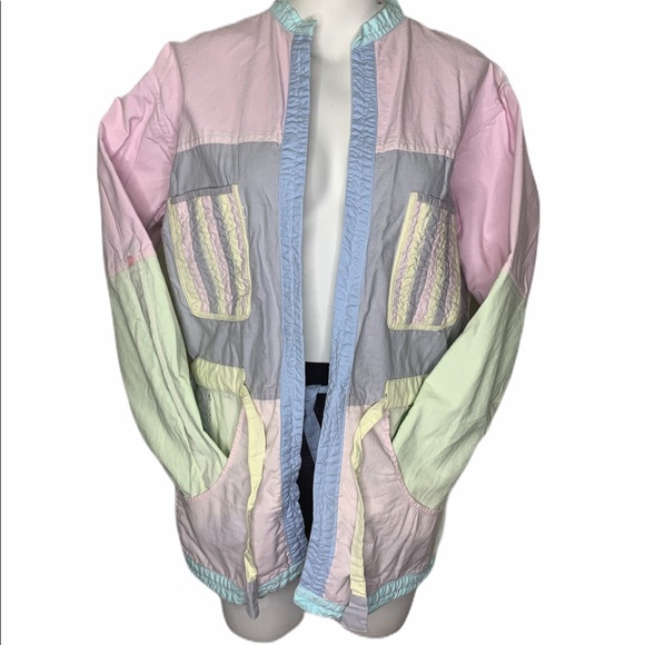 SOLD EBay Vintage 80's Reversable Colorblock Jacket - Picture 2 of 5